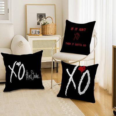 The Weeknd Xo Pillow Gifts Home Office Furnishings Bedroom Sofa Car Cushion Cover Case 45x45cm