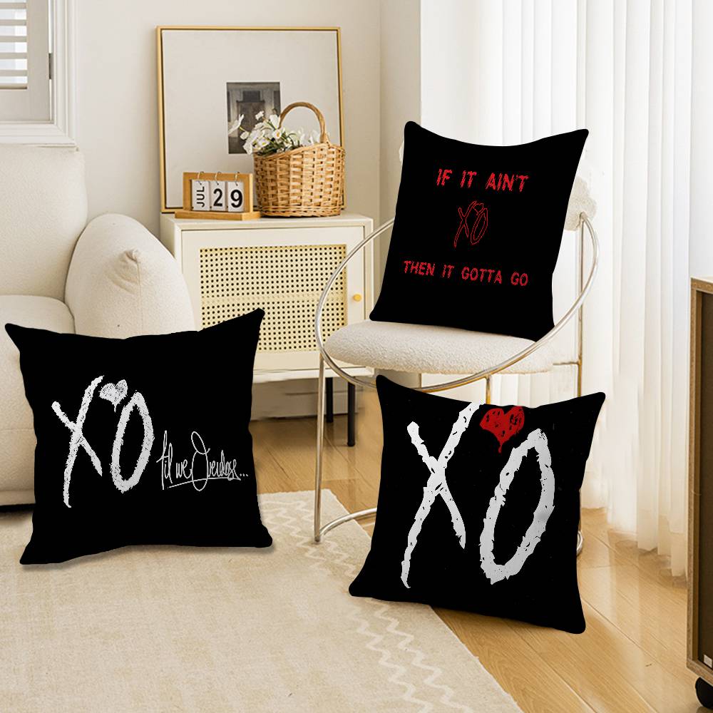 The Weeknd Xo Cuscino Regali Arredamento Ufficio in Casa Copricuscino per Divano Camera da Letto Auto 45x45cm