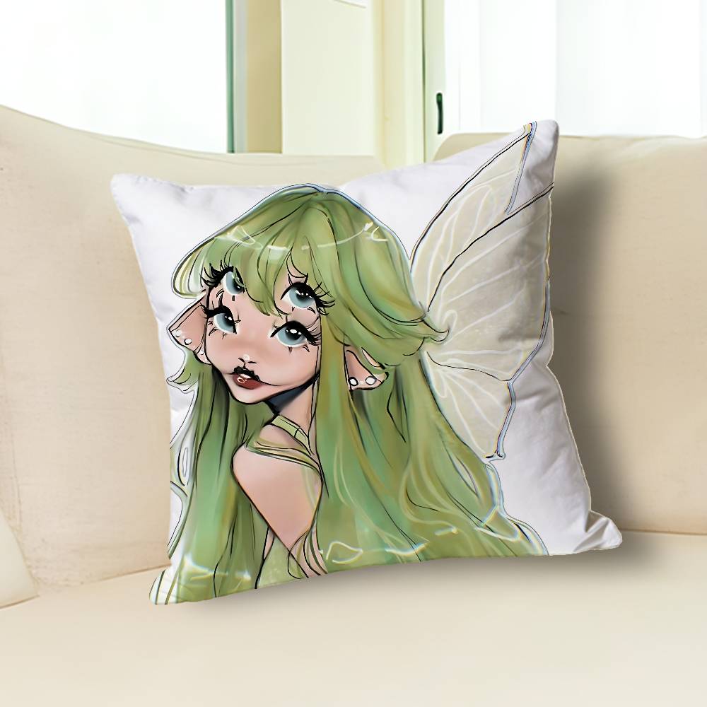 M-Melanie Singer M-Martinez Anime Celebrity Merchandise All-Match Printed Pillow Case Sofa Car Office Room Decoration Protector