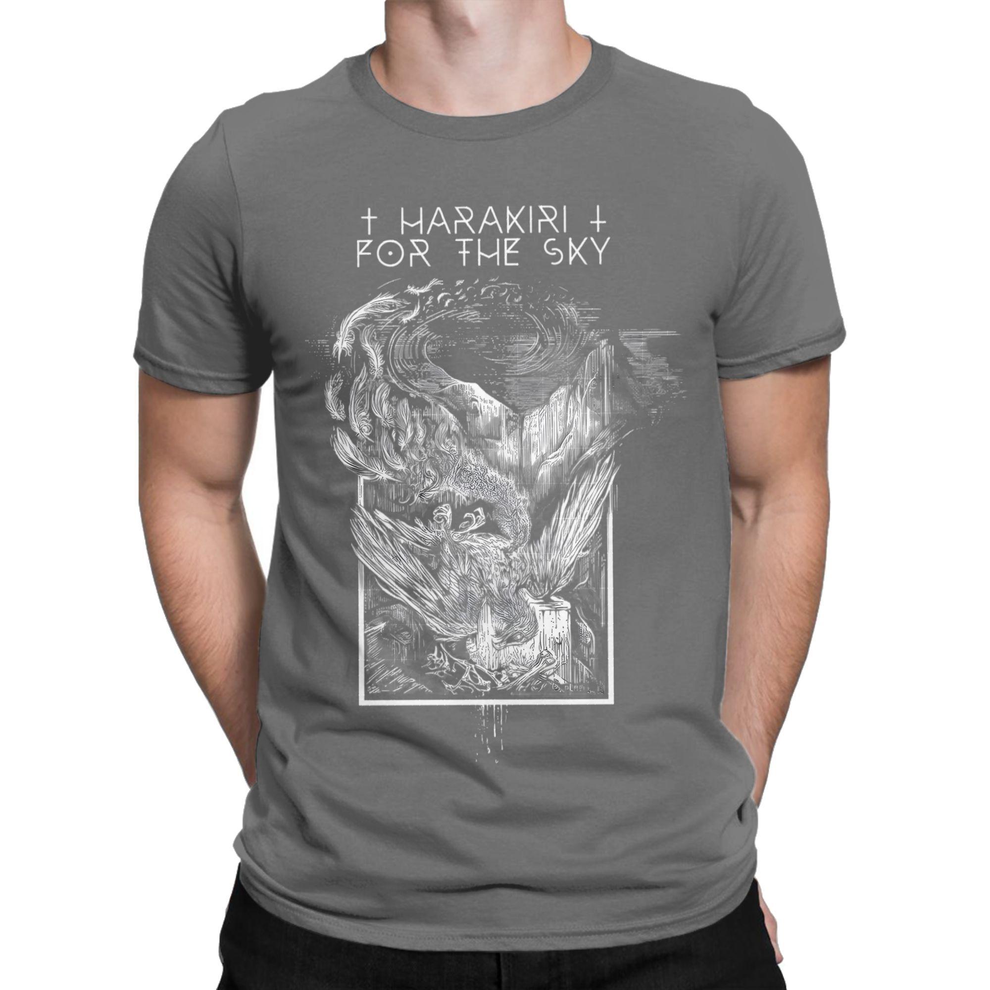 

Men Harakiri For The Sky Dead Vulture T Shirts Band Pure Cotton Clothes Casual Short Sleeve O Neck Tees Gift Idea T-Shirt 4XL