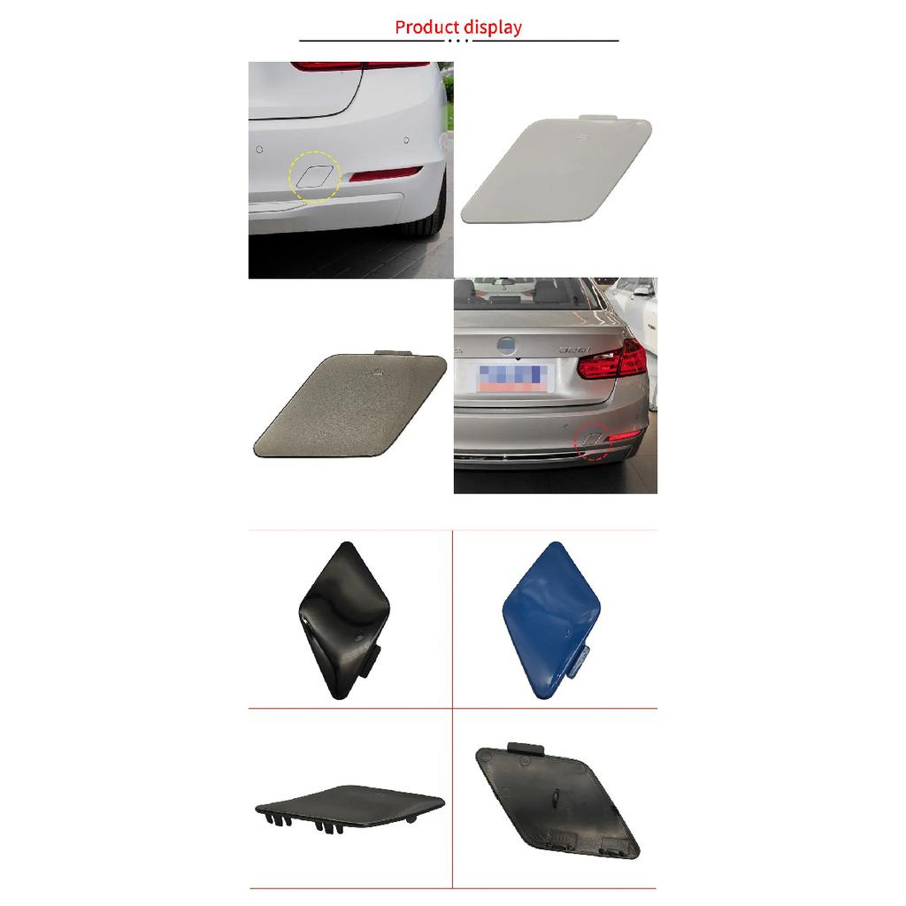 For MMW F30 Rear Bumper Tow Hook Cap Towing Eye Cover Accessories For BMW 3 Series 320i 328i 2012-2015 51127312748 51127301464