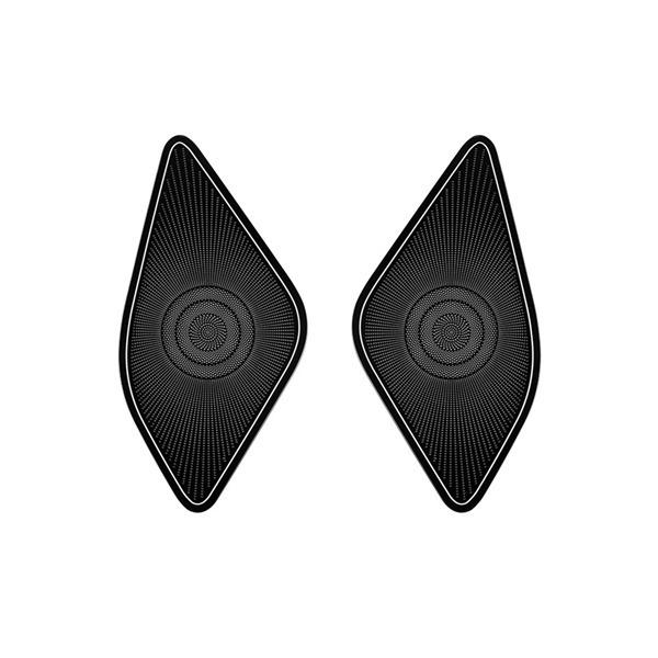 Stainless Steel Speaker Trim Covers for 2023+ Toyota Alphard 40 Series