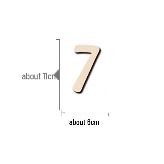 Nordic Baby Milestone Wooden Sign: 1st Year, Full Moon, 100 Days Birthday Photo Props