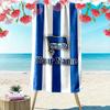 Hertha BSC Custom Name Print Beach Towel, Large Soft Quick Dry Towel for Beach Camping Swimming