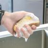 2 stuks Levendige Broodsponzen voor Keuken Interessante Imitatie Toast Afwaspons Keukengerei Huishoudelijke Schoonmaak Gadgets