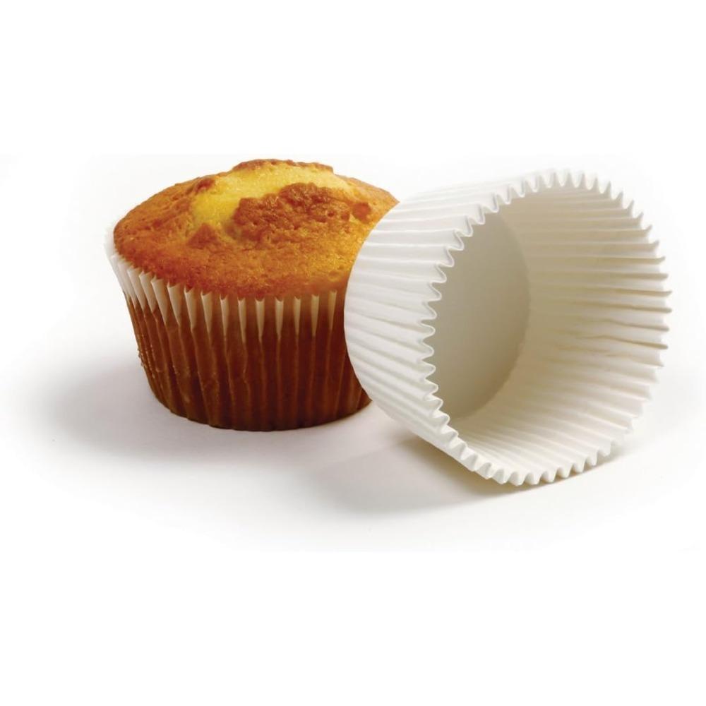 100 PACK BAKING CUP Premium Grease Proof Food Grade Cupcake Liners, Oven, Microwave Safe, Great for Muffins, Desserts, and More