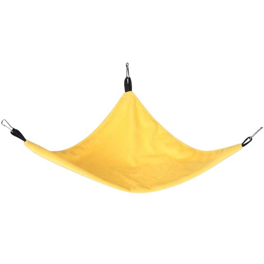 Small Pet Hammock Mouse Ferrets Guinea  Cat Hanging Bed for Cats Rodents Hammock for Hamster Pets Small Animal Hammocks жёлтый
