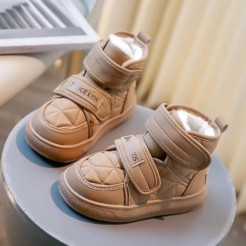 Children's Shoes Winter Boys Casual Plush Thick Warm Boots Girls' Anti Slip Snow Boots Comfortable
