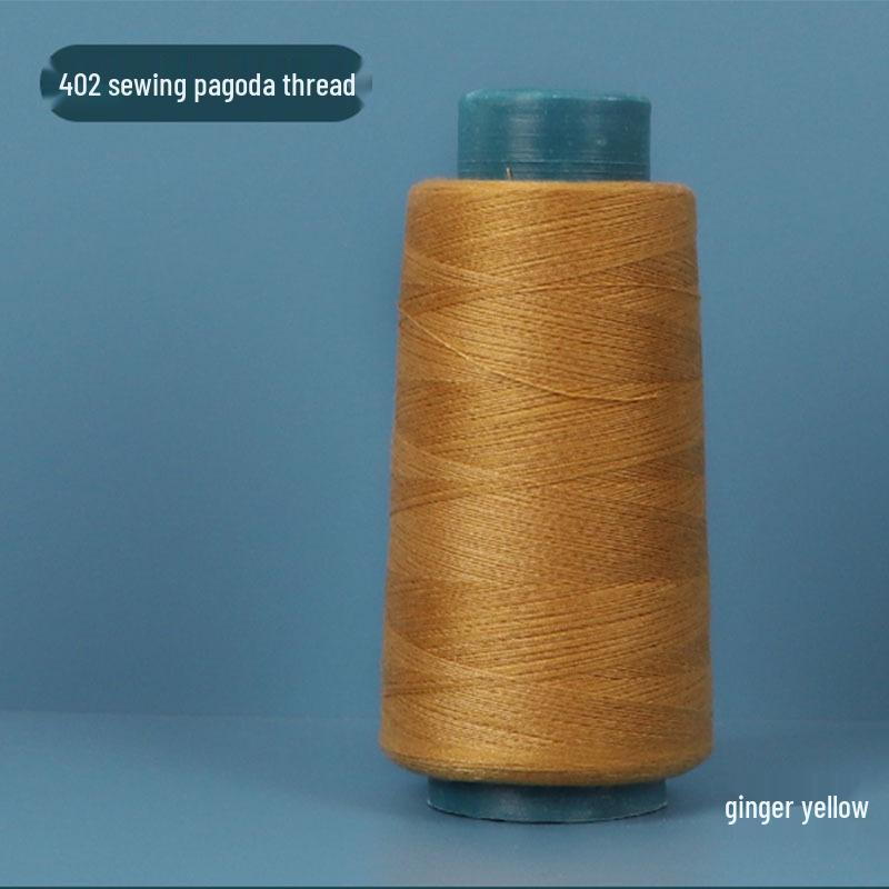 402 Polyester Thread: Black & White Sewing Thread for Hand Needlework and Household Sewing Machines