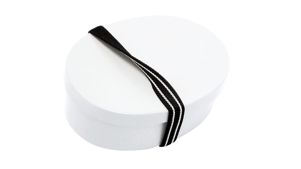 Tatsumiya Magewappa Antibacterial Lunch Large Matte Bento Single-Tier Box, (800ml), White, "Magewappa Monotone" (Product Code 303018)