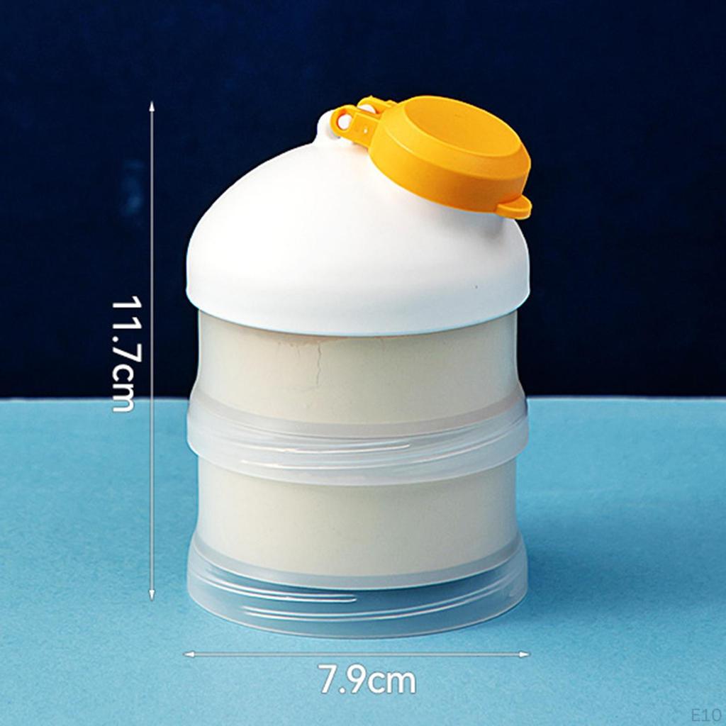 Protein Container Food Storage Clear Stackable Holder Dispenser for Pre Workout