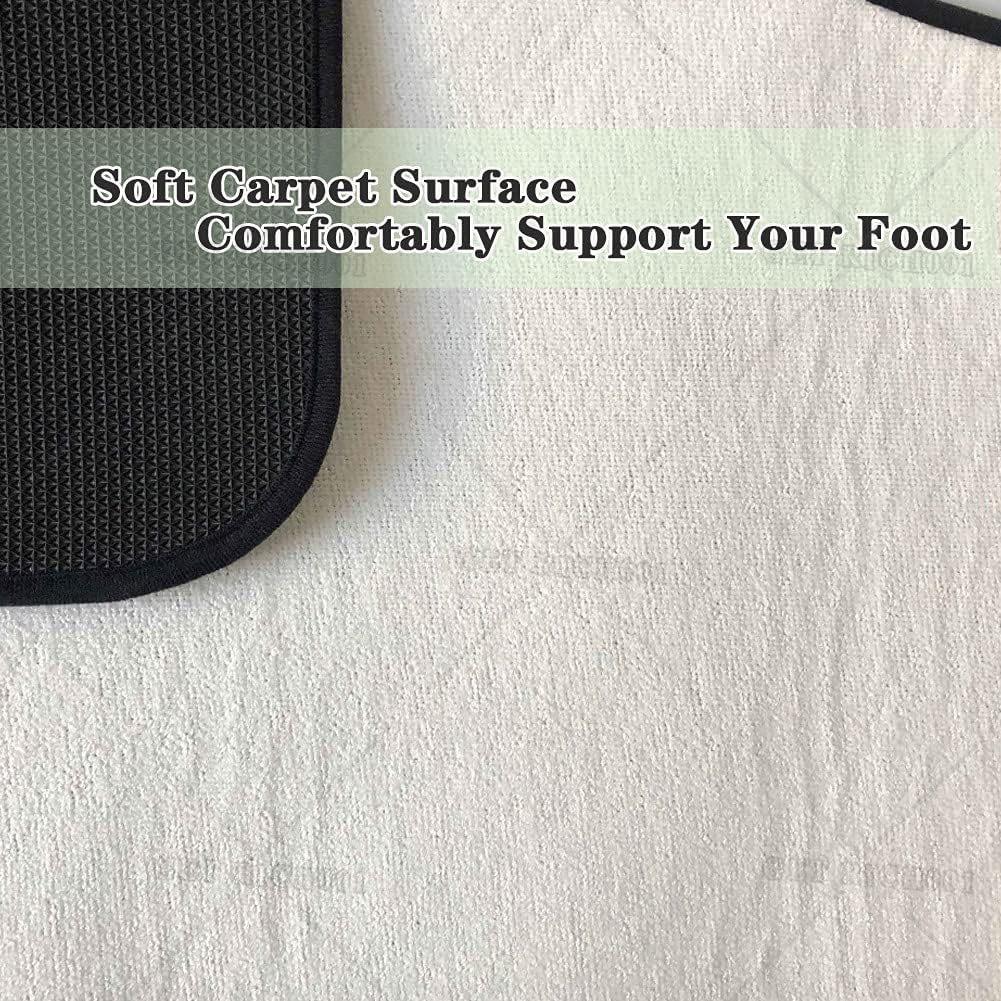 Star Moon Carpet Protector Mat Car Accessories for Women Men Front and Rear Car Floor Mats Set of 4 Universal Fit Non-Slip
