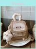 Cute Cat Cartoon Pu Backpack For Women And Teens With Spacious Storage For Daily Use