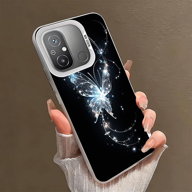 Beautiful Purple Butterfly Shockproof Phone Case for Xiaomi Poco X7 X6 X5 X3 Pro F7 Ultra M8 Redmi 15C 15 14C 13C 12C 10C 13 12