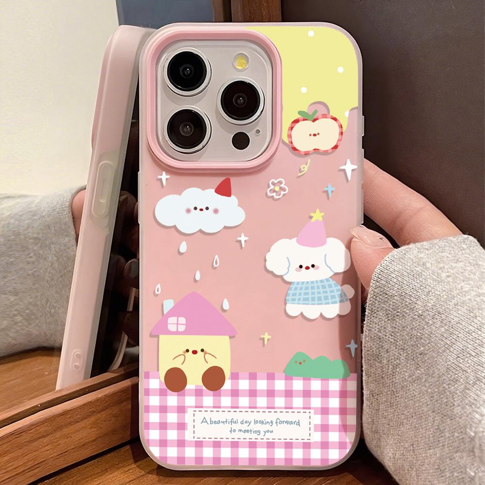 Malt telefondeksel til iPhone 15 11 13 14 for 15 16 Pro Max 12 13 16 Pro Søtt Fasjonabelt Morsomt Lanyard-telefondeksel Siste Toppselgende Anbefalinger