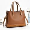 Fashionable Women's Shoulder Bag Hot Sale of The Season New Style Versatile Handbag PU Leather Large Capacity Female Tote Sac
