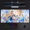 Game Openworld Wwuthering Waves Mouse Pad Large Gaming Mousepad With Stitched Edges Thickened Desk Mat Pc
