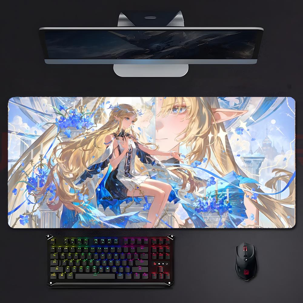 Game Openworld Wwuthering Waves Mouse Pad Large Gaming Mousepad With Stitched Edges Thickened Desk Mat Pc