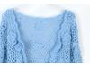 Handmade Retro Rose Crochet Openwork Cardigan Sweater for Women