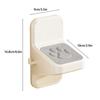 Non Perforated Self Adhesive Bathroom Foot Pedal Non Slip Rest Shaving Leg Step Aid Wall Mounted Shower Foot Rest Home Accessory