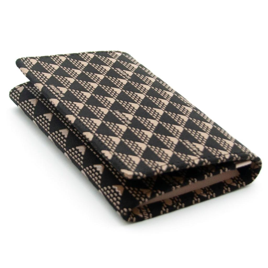 Inden-ya Inden Business Card Case, Takane with Mount Fuji Design, Traditional Craft, Koshu Inden, Deerskin, Lacquer, Original Brand (No. 2804, White)