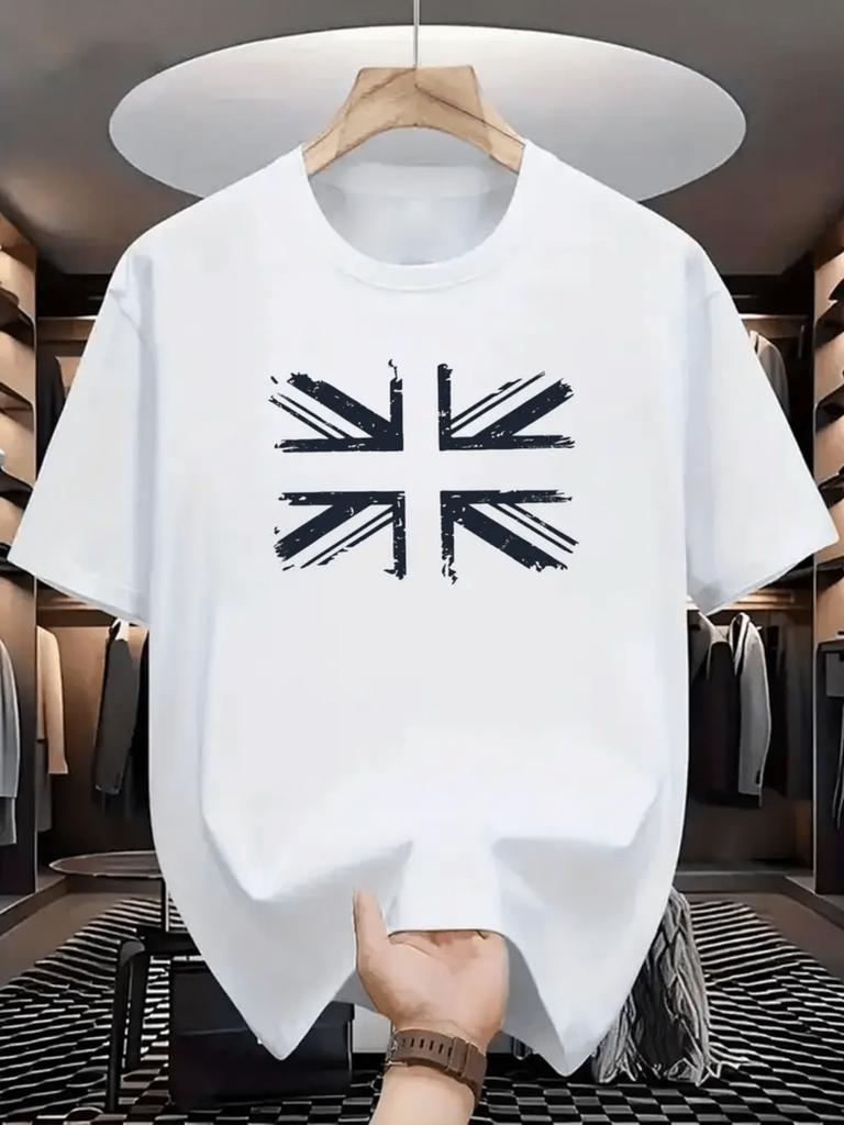 Summer 100 Pure Cotton Unisexs Casual Loose Fashion Trend Brand Printed Comfortable Sports Short Sleeved Round Neck Tshirt Top