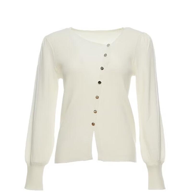 Gejin Long Sleeve Wool Knit Cardigan XL жемчужина белый