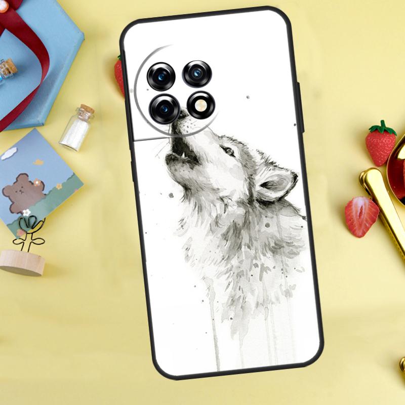 Tier Wolf Hülle Für OnePlus 15 13 12 11 9 10 Pro 13T 13R 12R 10T 8T Nord 5 CE 3 4 2 Lite N20 N30 Cover