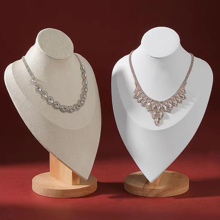 1PC, Necklace Display Frame Portrait Model Neck Pendant Jewelry Frame, Neck Model Display Frame Jewelry Necklace Photo Props