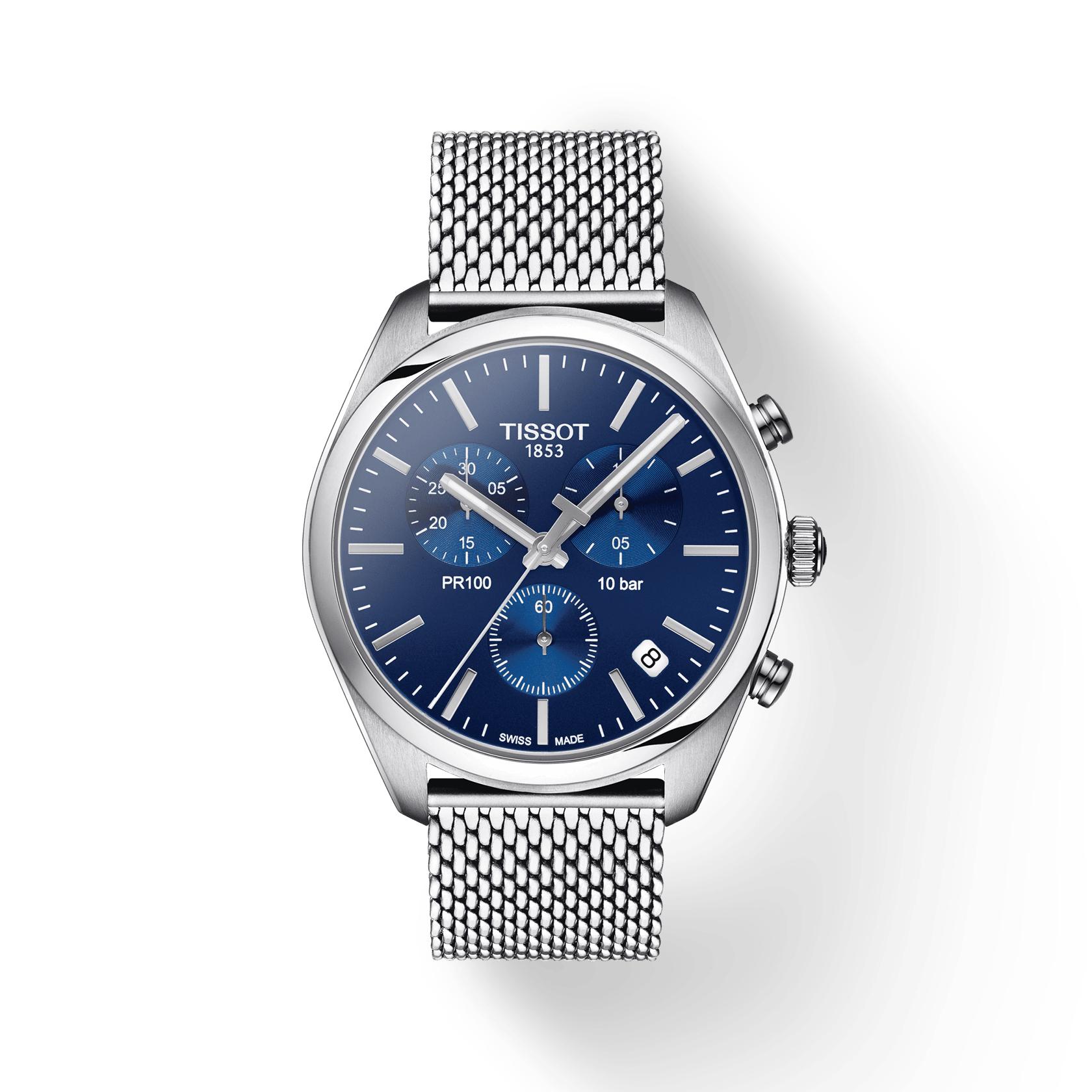 

Tissot Stainless Steel blue Dial Men s Fashion Watch T101.417.11.041.00 синій