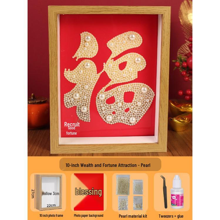 Year of the Horse Harvest Fu Character DIY Handmade New Year Door Hanging Ornament