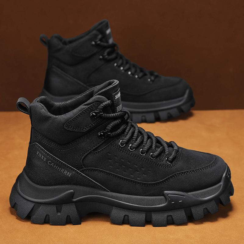 

Fashion CYYTL Mens Boots Ankle Cowboy Combat Winter Tactical Motorcycle Leather Chelsea Casual Shoes Work Outdoor Hiking Designer Luxury 44