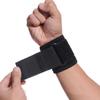 2 Pcs Adjustable Breathable Sports Running Cycling Wrist Guard Wrap Protector (Black)