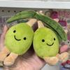 Cute Green Olive Plush Keychain Funny Doll Pendant Backpack Charm Decor Gift