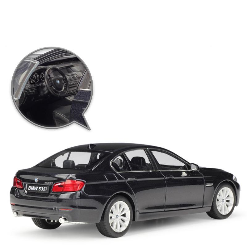 WELLY 1/24 BMW 535i Alloy Scale Car Model Diecast Metal Static Miniautre Model Car Collection Children Toy Car Vehicles Gifts