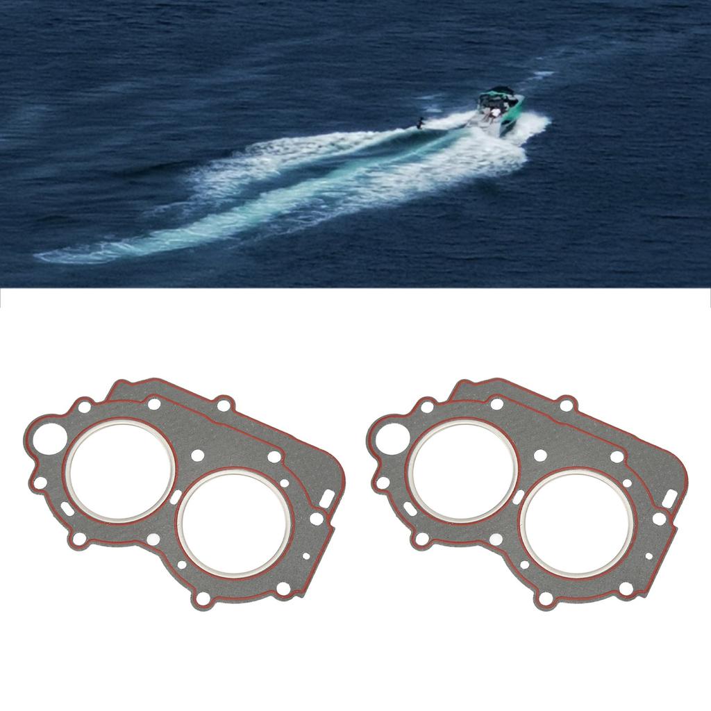 2 Stück Außenbordmotor Zylinderkopfdichtung Kunststoff 63V?11181?A1 für 2-Takt 15 PS Boot