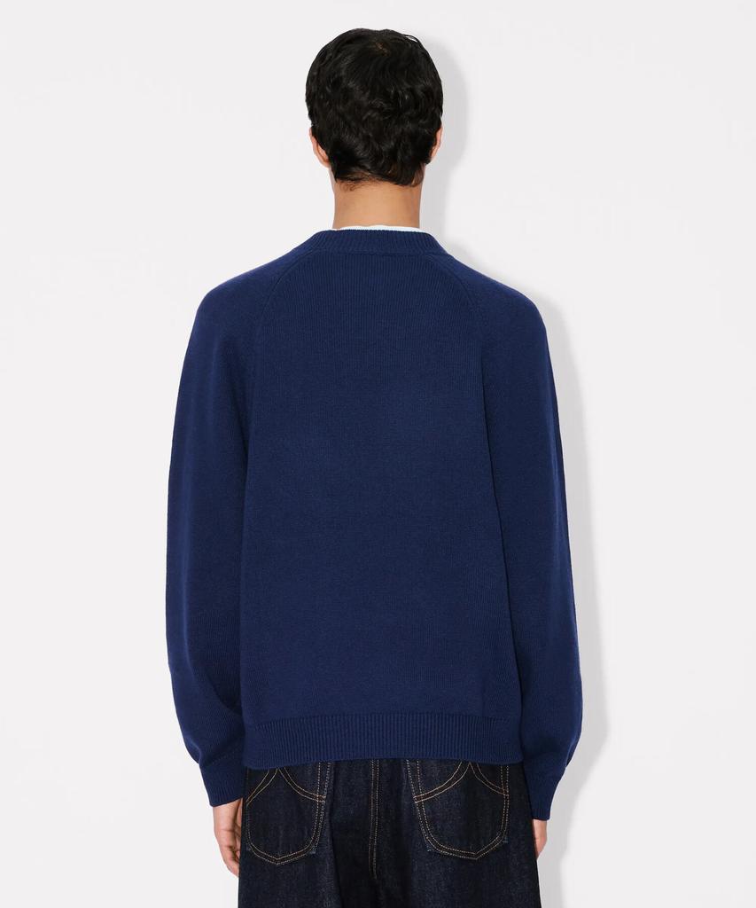 Kenzo Men'S Kenzo Badge Knit_K265Amkb01Nyx