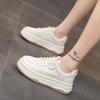 Thick baseplate shoes women's versatile spring and autumn 2025 summer new muffin order surge dad black casual sports white shoes