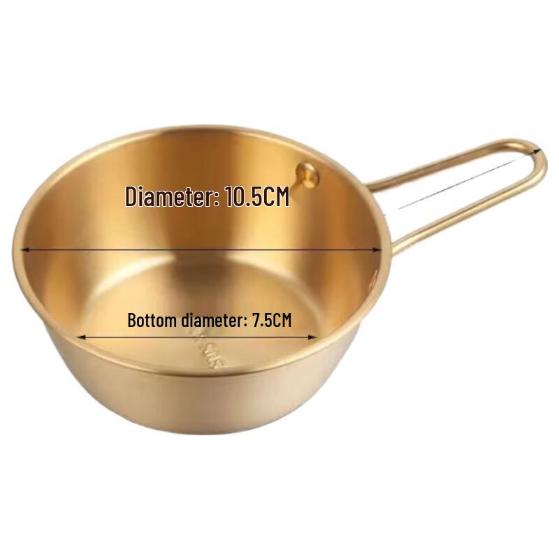 ZISIZ 304 Edelstahlschüssel mit Griff