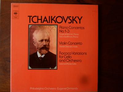 LP Record PYOTR ILYICH TCHAIKOVSKY , THE PHIL - Concertos 77357 CBS 1973 UK Classical Used