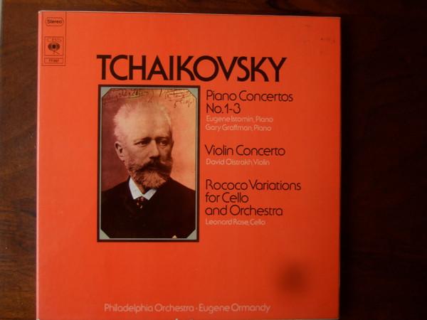 LP Record PYOTR ILYICH TCHAIKOVSKY , THE PHIL - Concertos 77357 CBS 1973 UK Classical Used