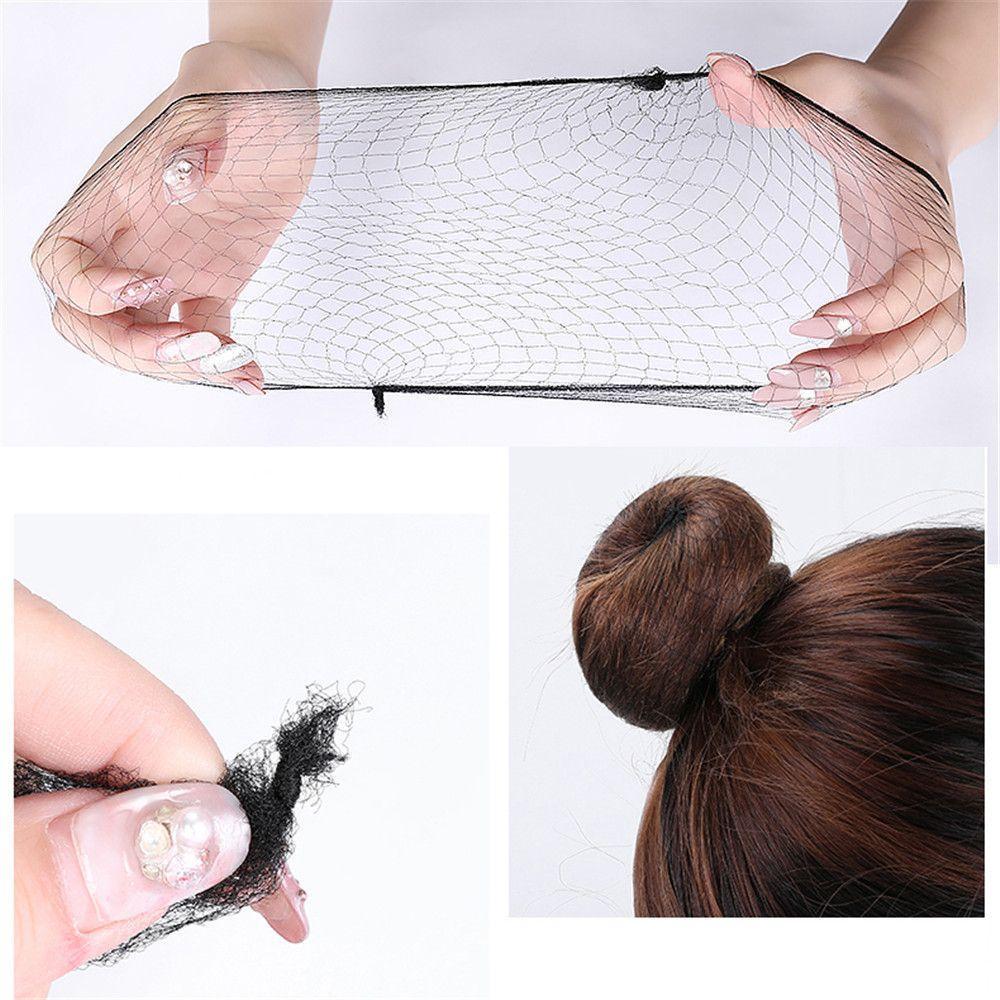 Fine Mesh Wig Net Women Fashion Ballet Snood Invisible Hair Nets Elastic Edge New Hair Accessories Styling Tool Bun