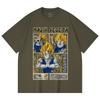 T-shirt Unisex Pesante 100% Cotone 230 Gsm con Stampa Dragon Ball V45 Majin Vegeta