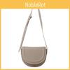 Shoulder Crossbody Simple Bag With Solid Color Design And Magnetic Buckle