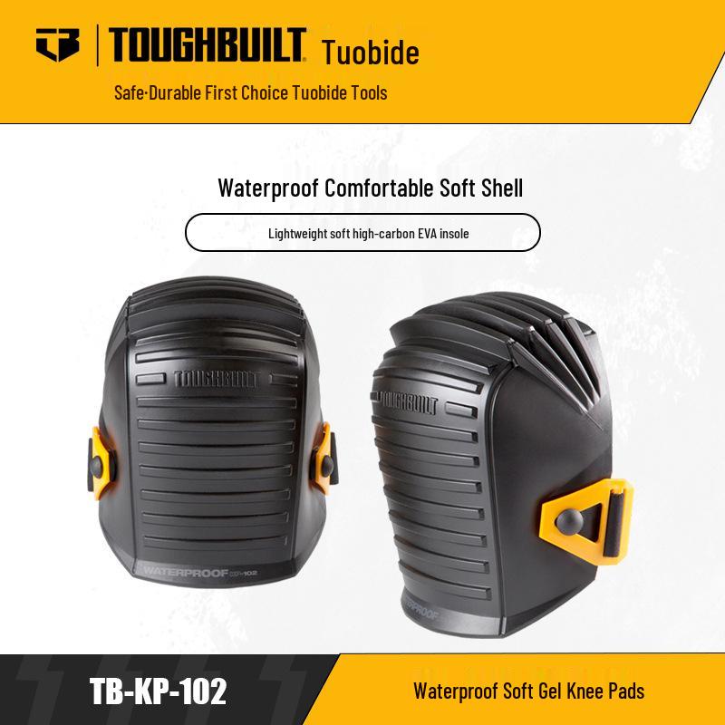 TOUGHBUILT Silicone Hard Shell Knee Pads