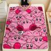 Kirby2 Ruhige Ruhe Bedruckte Flanelldecke, Vielseitige Warme Abdeckung für Innenräume und Outdoor-Ausflüge.-TING