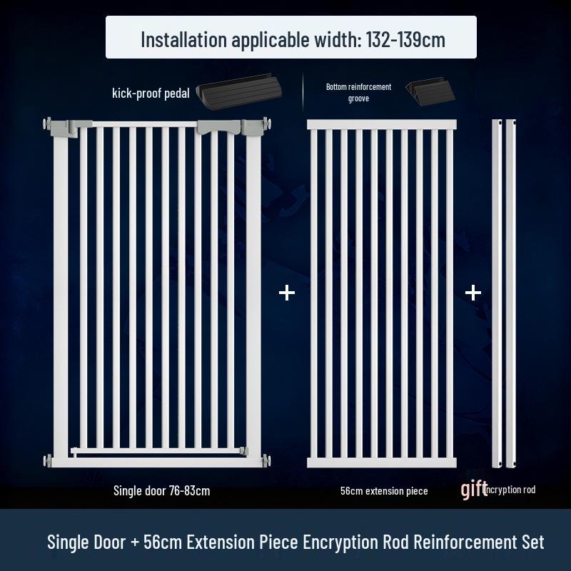 Cat Door Barrier: Auto-Close Pet Gate for Indoor, Balcony, or Stairway - No Drilling Needed