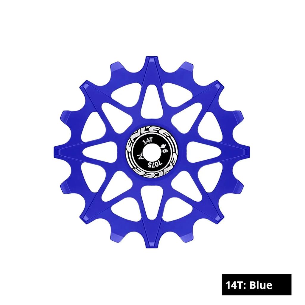 ENLEE Ceramic Bearing Bicycle Rear Derailleur Jockey Wheel AL MTB Guide Pulley 11T 12T 14T 16T Road Bike Guide Roller 4mm 5mm