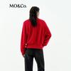 MO&Co. V-Neck Cashmere Blend Sweater