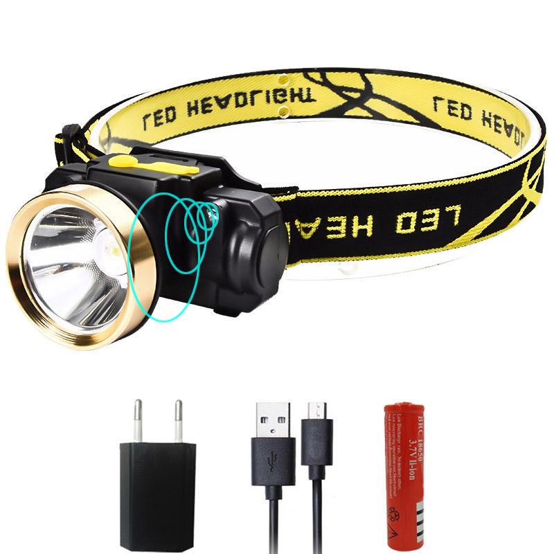 LED Headlamp Mini IR Sensor Headlight Induction Usb Rechargeable Bicycle Riding Lantern Flashlight Head Torch Litwod Lithium Ion